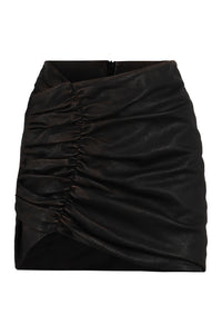 Wishaw leather mini skirt